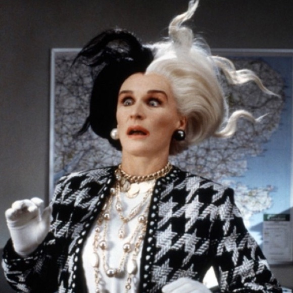 ?CRUELLA DEVILLE LACE FRONT  HALLOWEEN  WIG ? main image 6